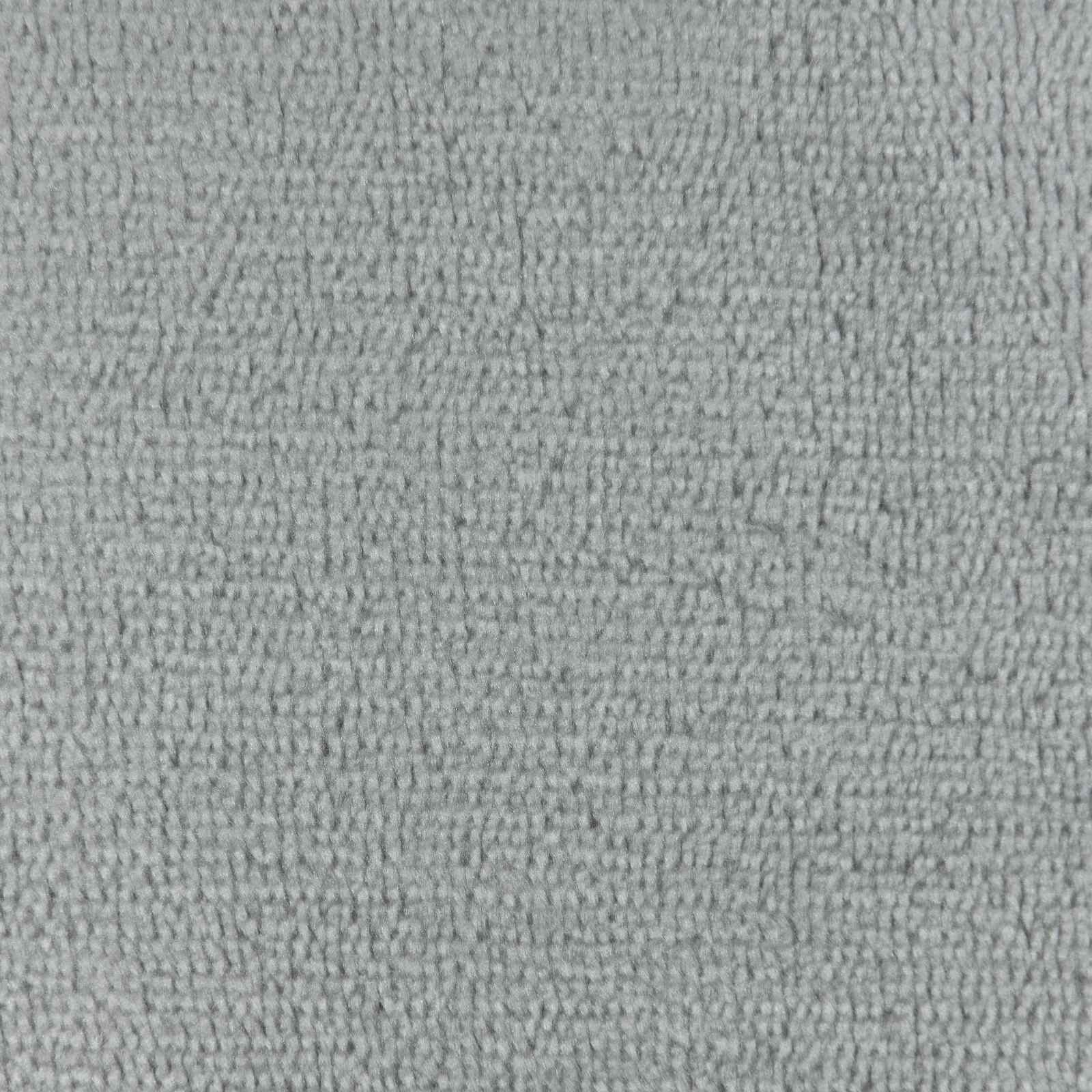 Überwurfdecke Grau 130 x 150 cm Fleece