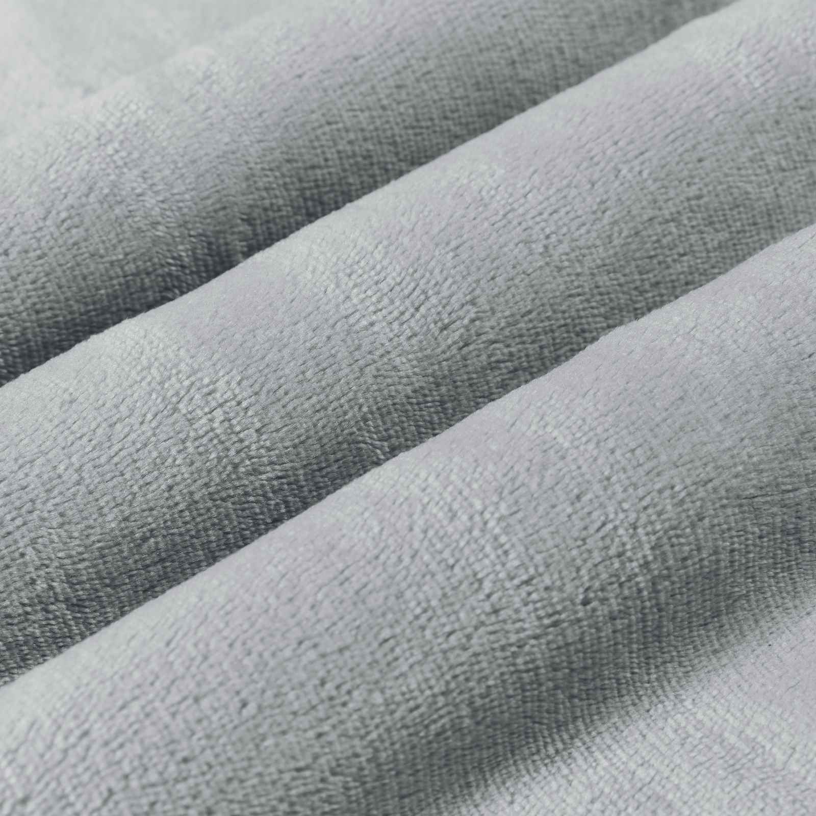 Überwurfdecke Grau 150 x 200 cm Fleece