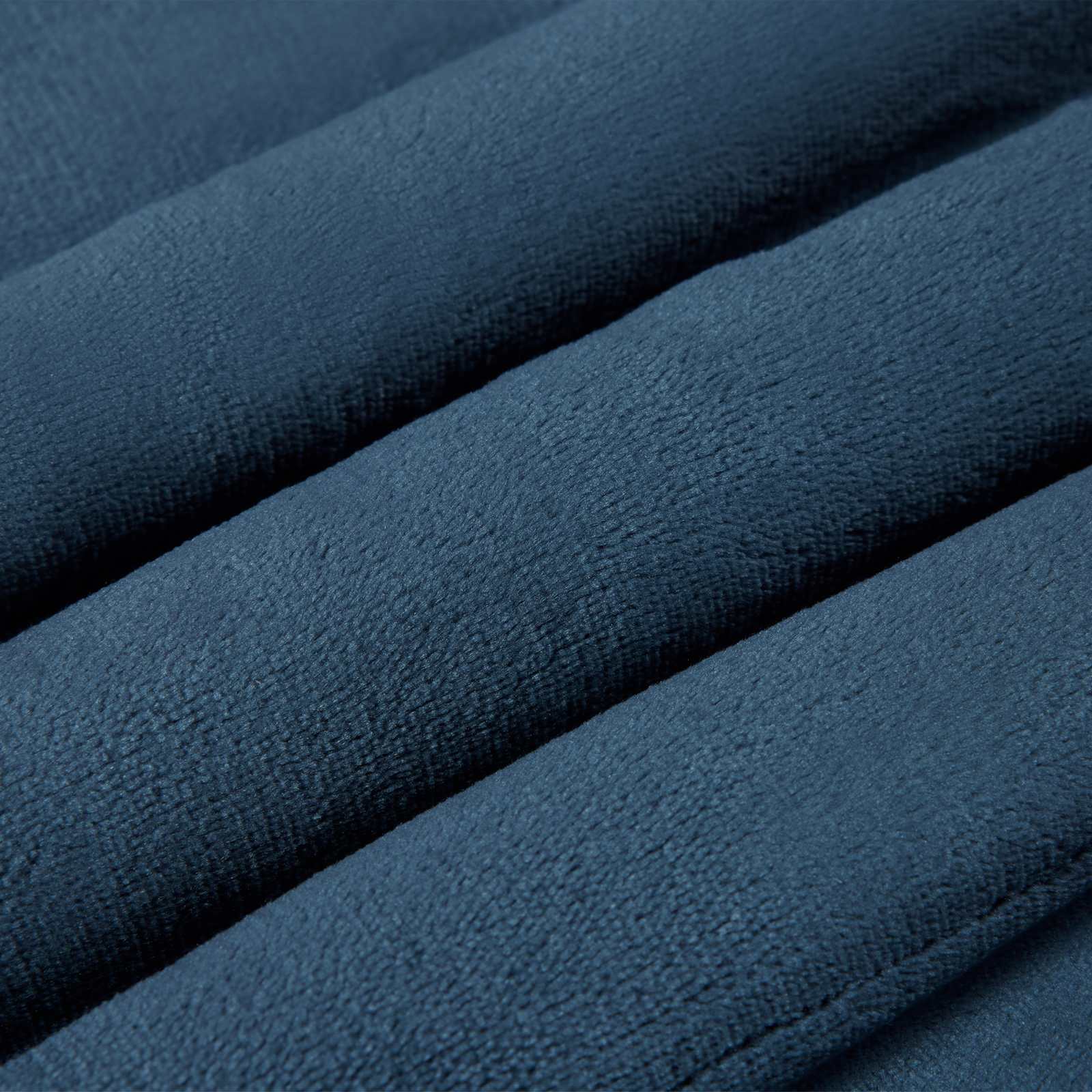 Überwurfdecke Marineblau 220 x 240 cm Fleece
