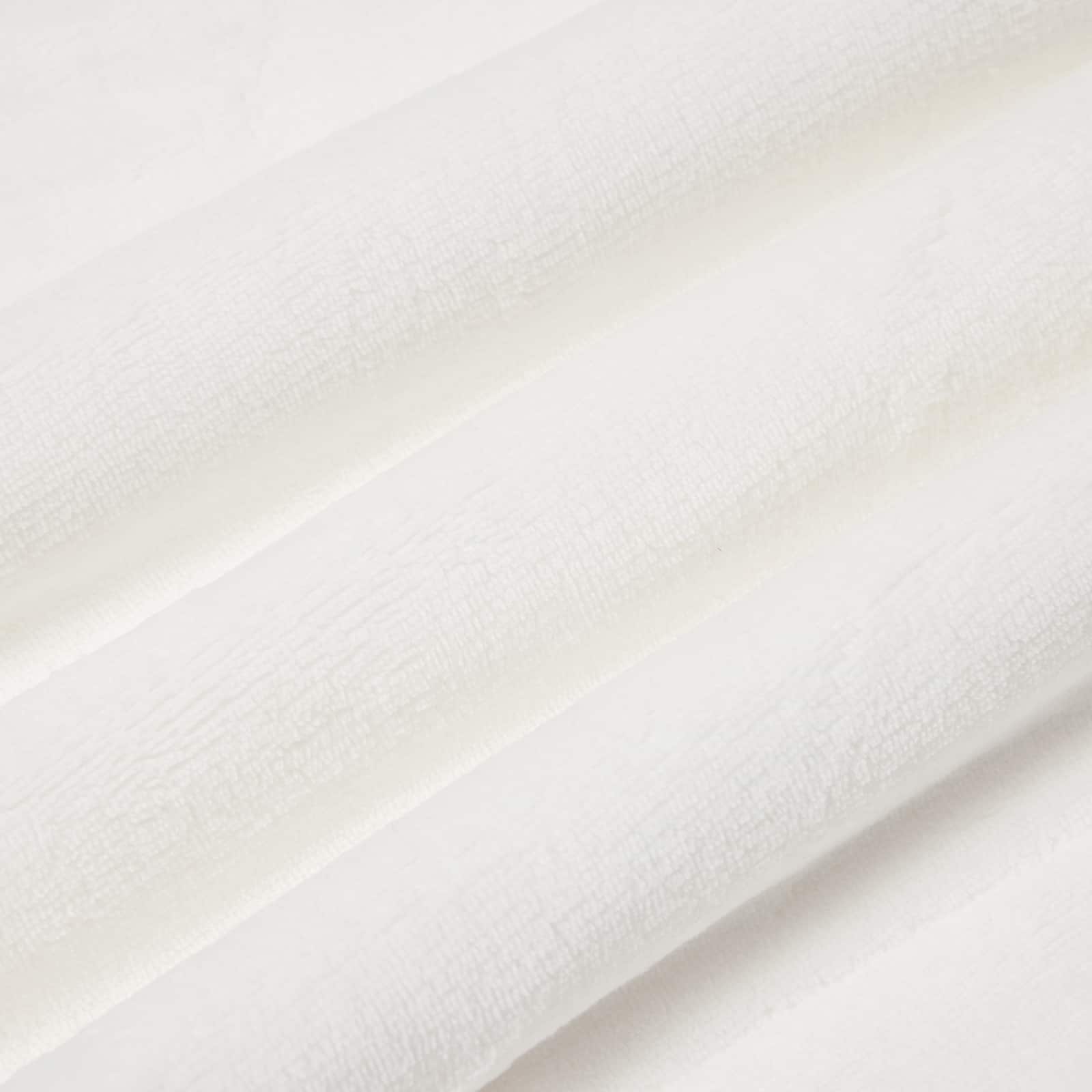 Überwurfdecke Weiß 240 x 270 cm Fleece