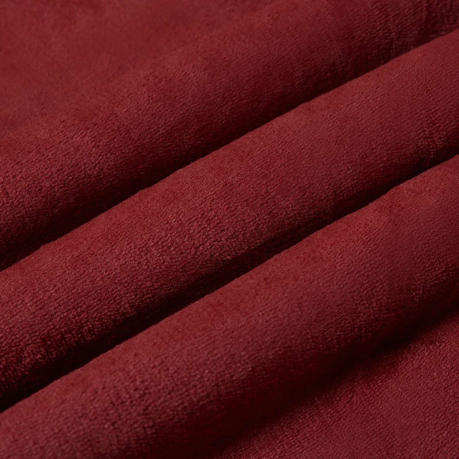 Überwurfdecke Bordeauxrot 130 x 150 cm Fleece