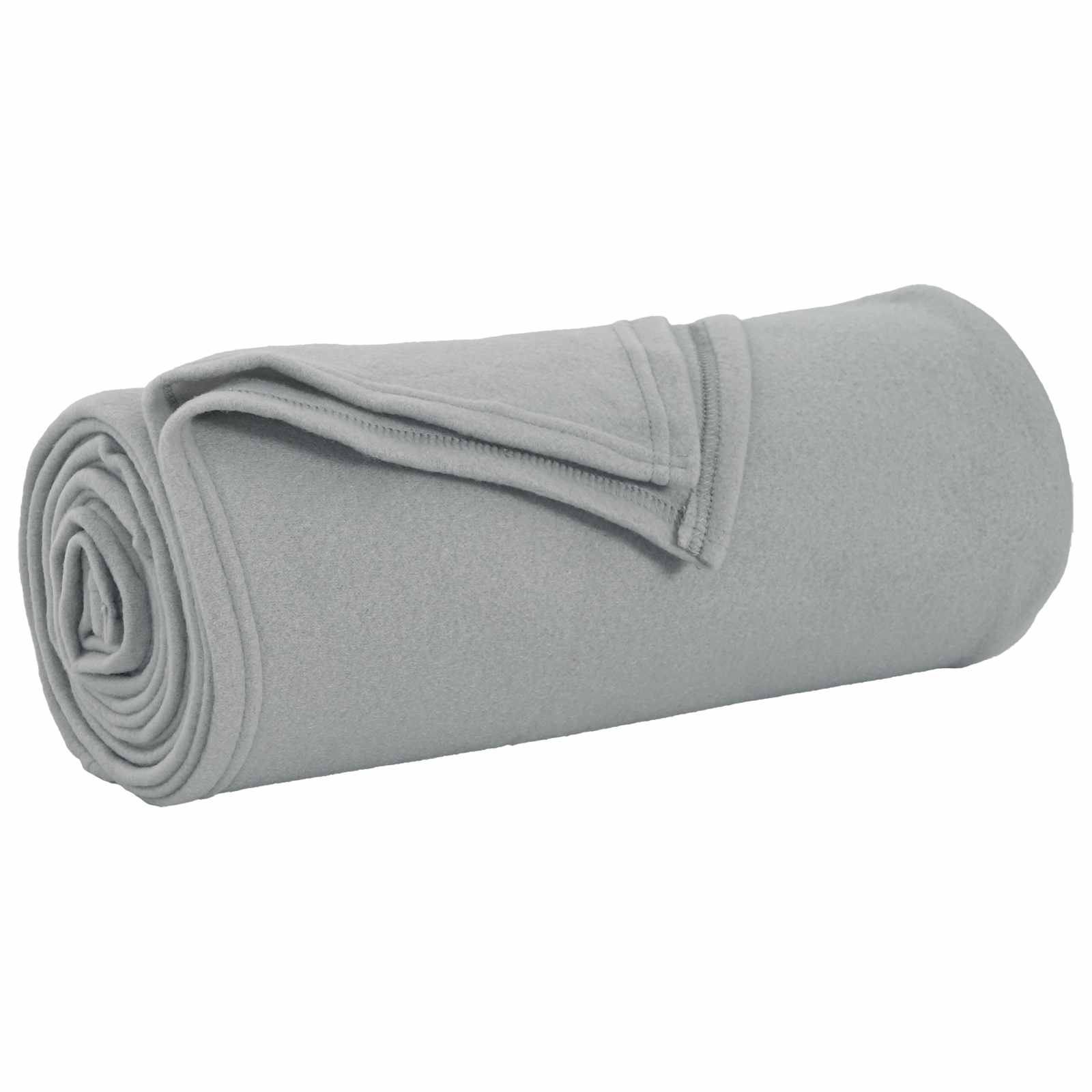 Überwurfdecke Grau 200 x 150 cm Fleece