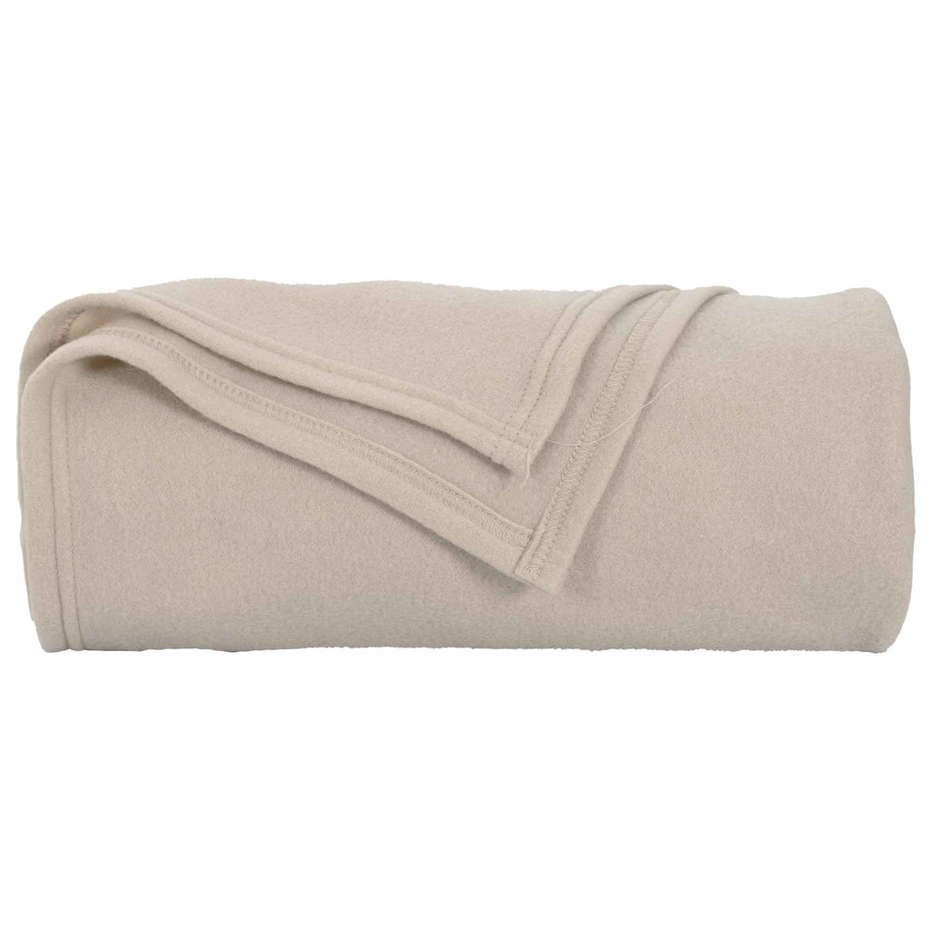 Wohndecken 6 pcs Beige 240 x 220 cm Fleece