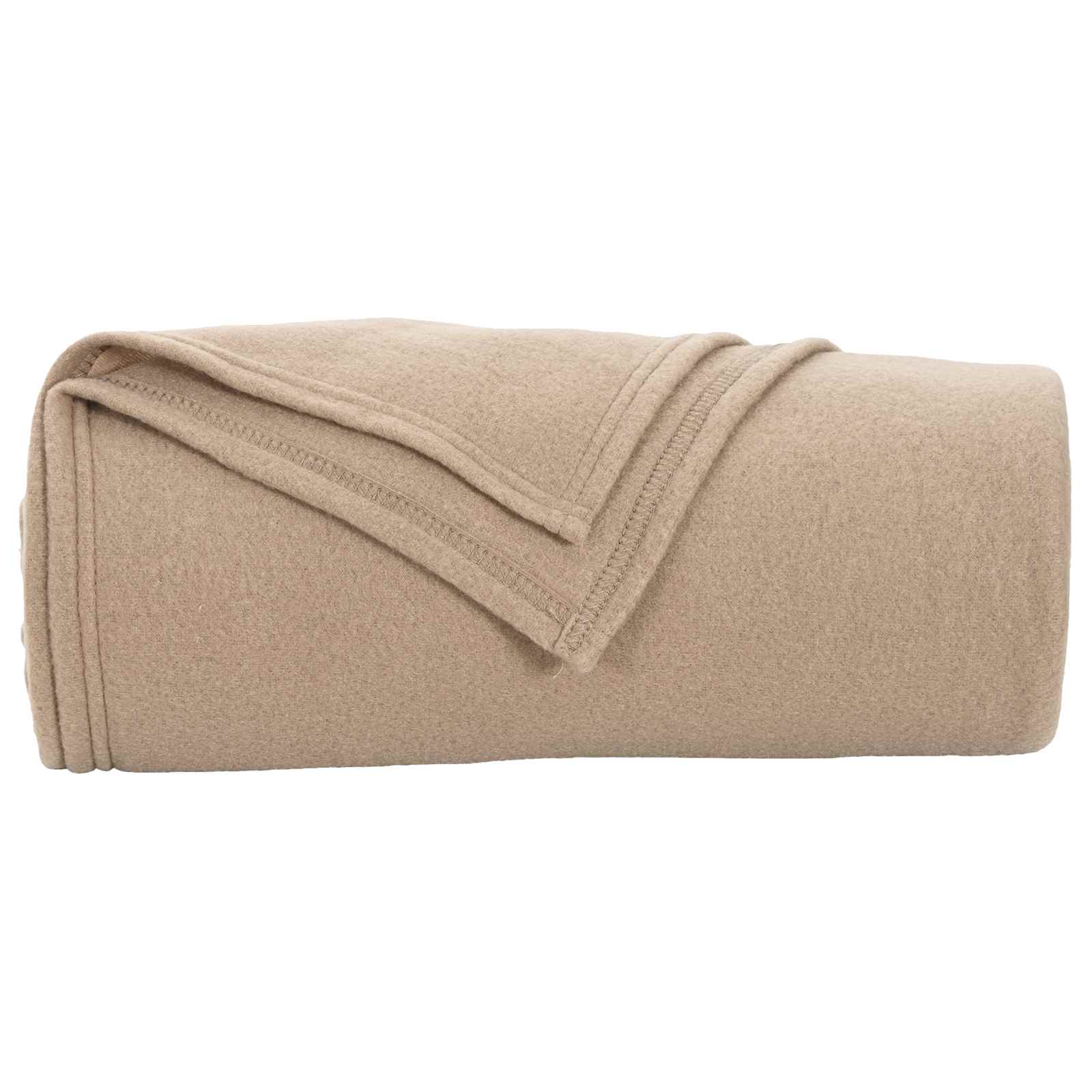 Wohndecken 6 pcs Kamel 240 x 220 cm Fleece