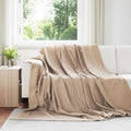 Wohndecken 6 pcs Kamel 270 x 240 cm Fleece