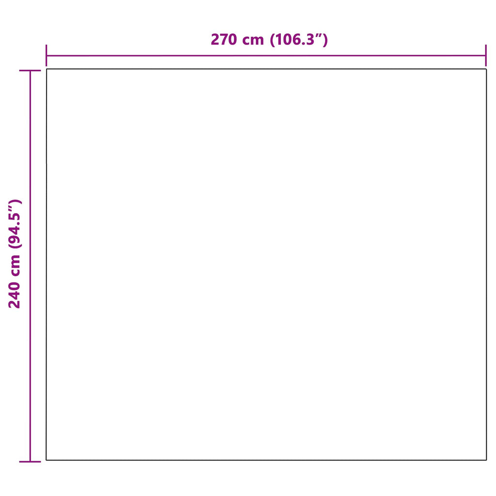 Wohndecken 6 pcs Kamel 270 x 240 cm Fleece