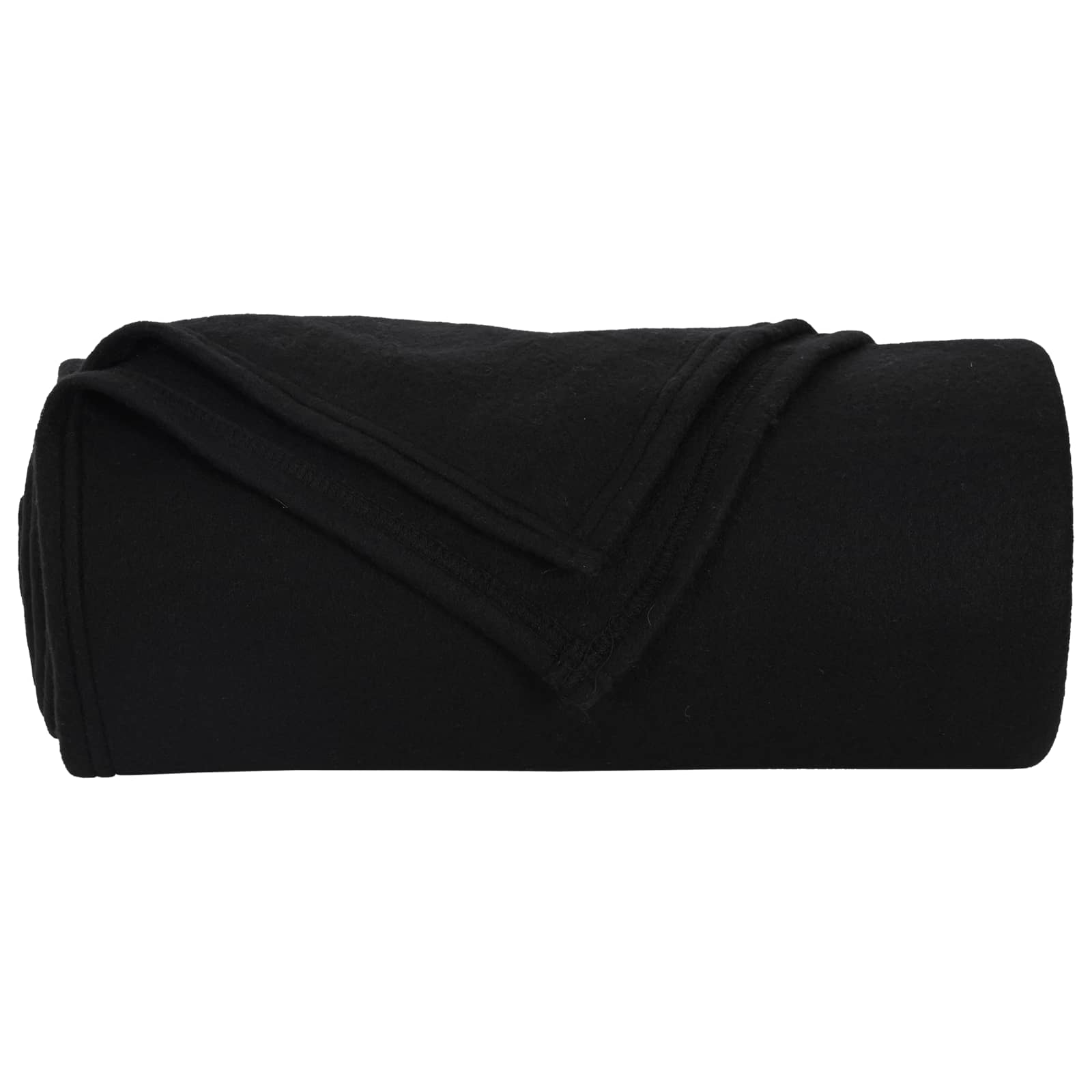 Wohndecken 6 pcs Schwarz 200 x 150 cm Fleece