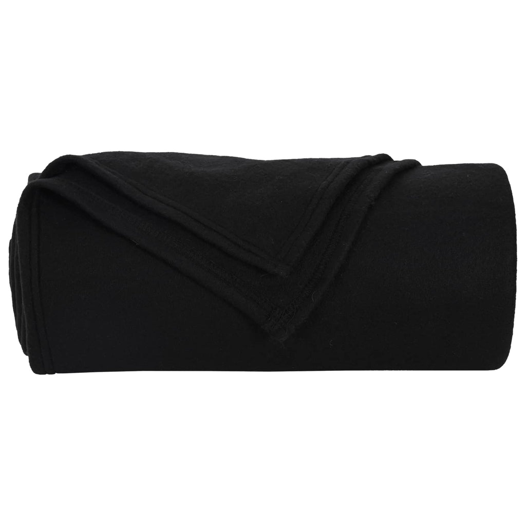 Wohndecken 6 pcs Schwarz 270 x 240 cm Fleece