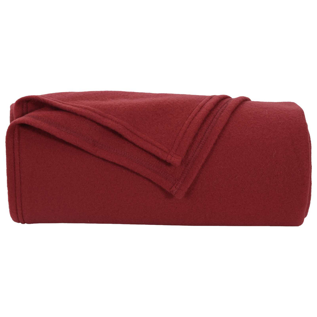 Wohndecken 6 pcs Bordeauxrot 240 x 220 cm Fleece