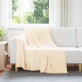 Wohndecken 6 pcs Creme 200 x 150 cm Fleece