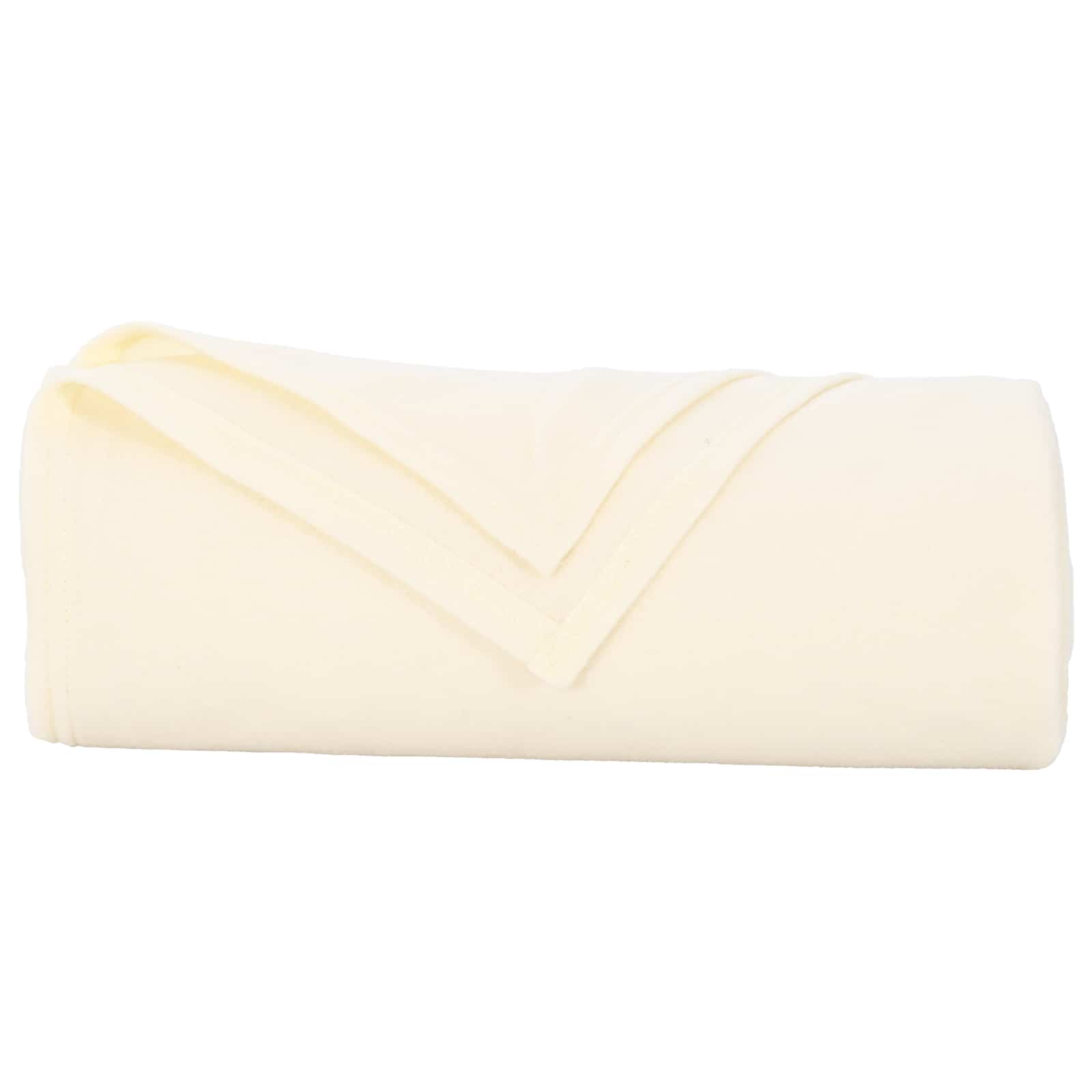 Wohndecken 6 pcs Creme 270 x 240 cm Fleece