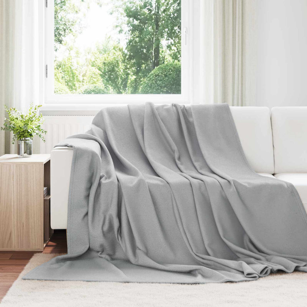 Wohndecken 24 pcs Grau 270 x 240 cm Fleece