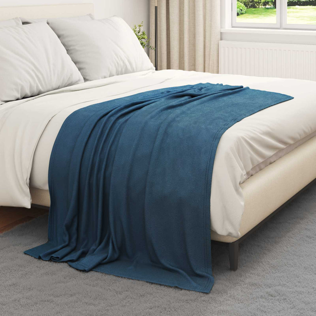 Wohndecken 24 pcs Marineblau 170 x 130 cm Fleece