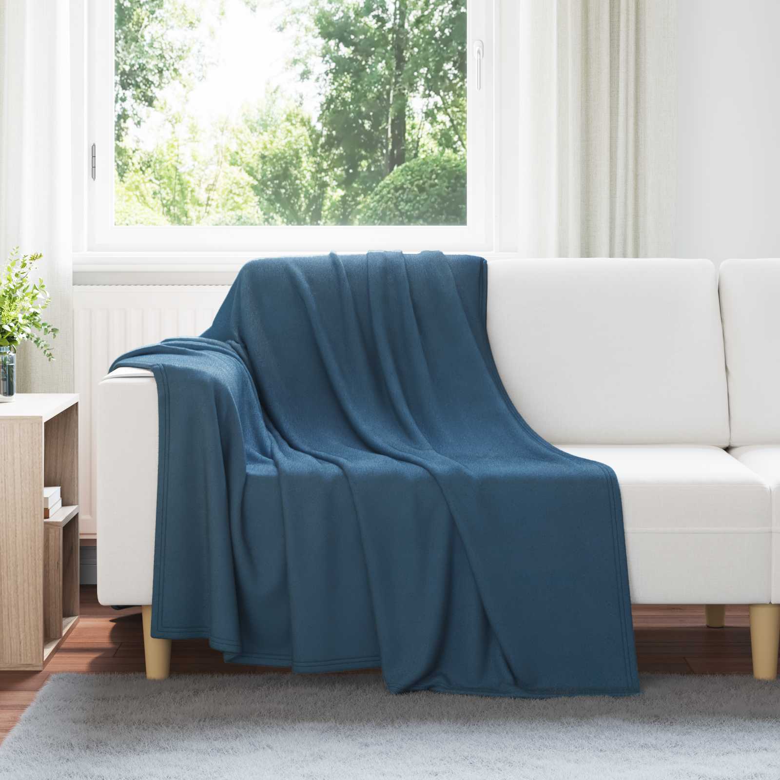 Wohndecken 24 pcs Marineblau 200 x 150 cm Fleece
