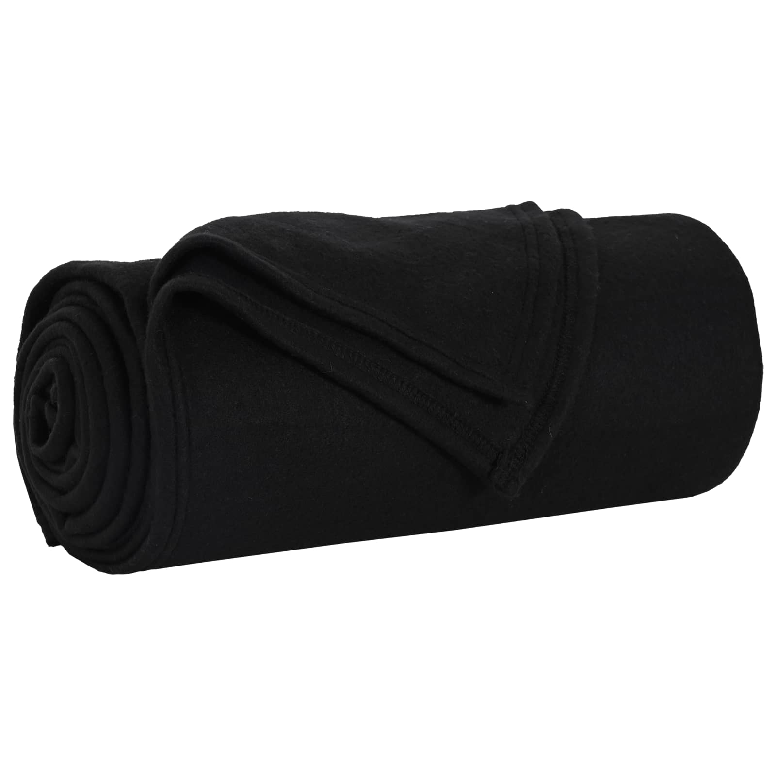 Wohndecken 24 pcs Schwarz 200 x 150 cm Fleece