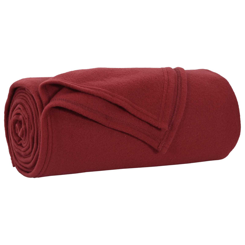 Wohndecken 24 pcs Bordeauxrot 240 x 220 cm Fleece
