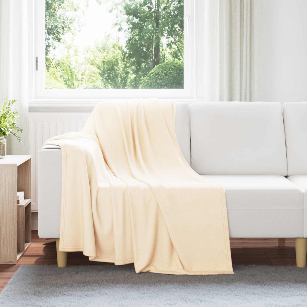 Wohndecken 24 pcs Creme 170 x 130 cm Fleece