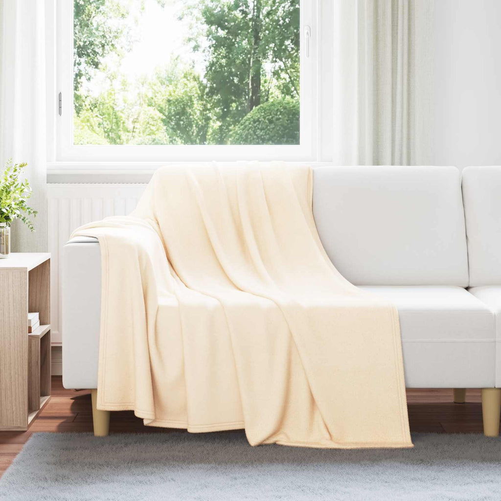 Wohndecken 24 pcs Creme 200 x 150 cm Fleece