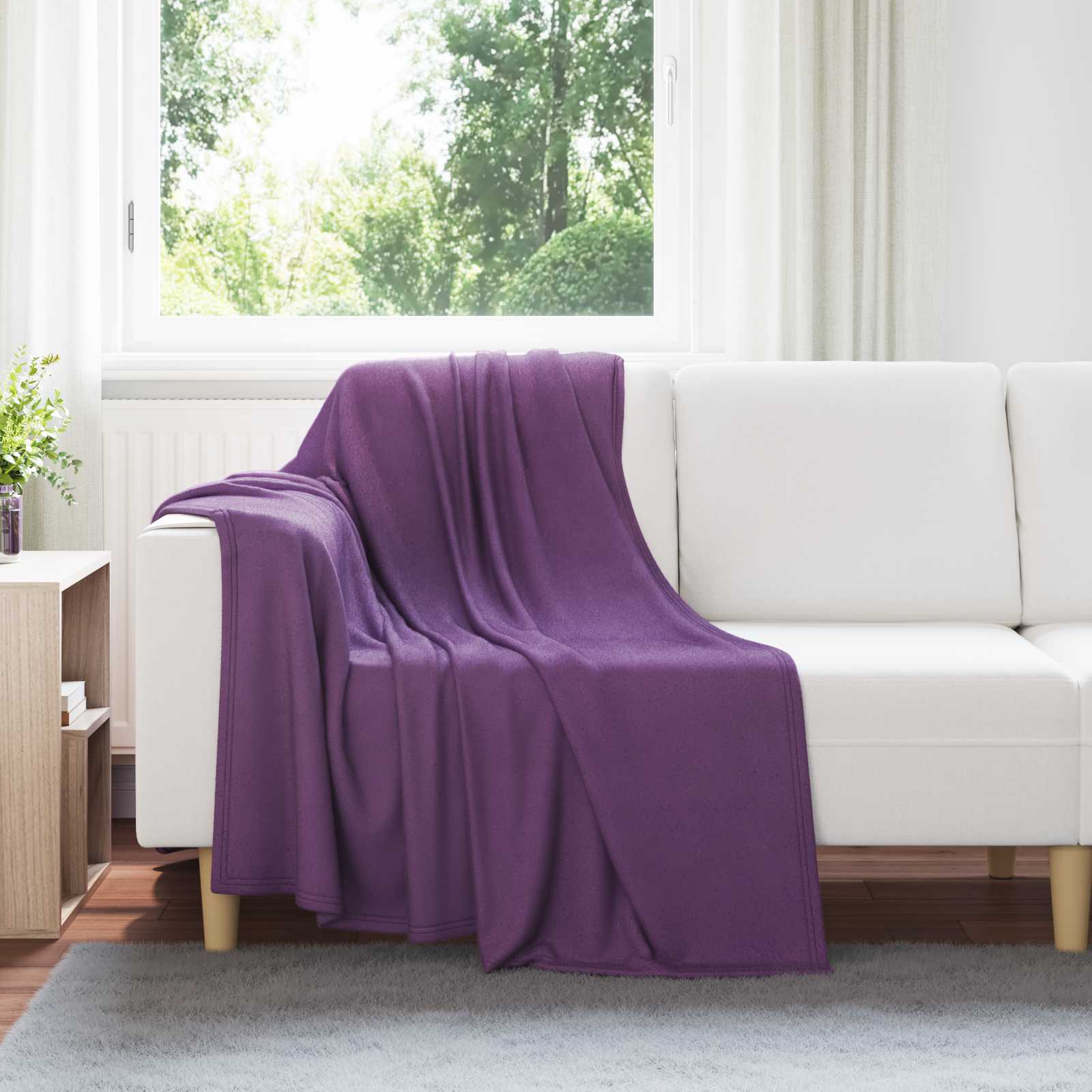 Wohndecken 24 pcs Lila 170 x 130 cm Fleece