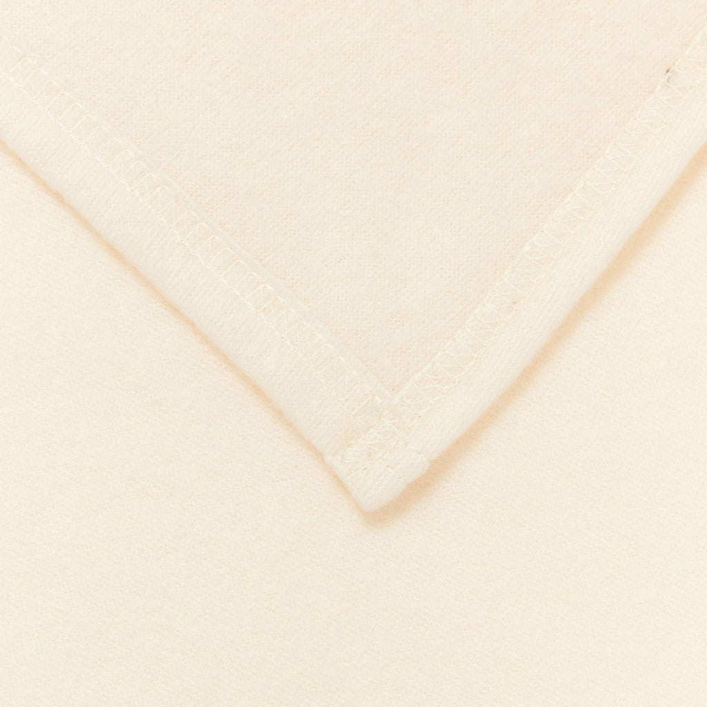 Überwurfdecke Creme 210 x 140 cm Fleece