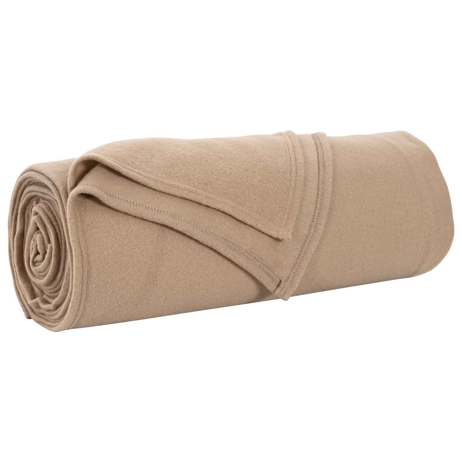 Überwurfdecke Kamel 280 x 210 cm Fleece