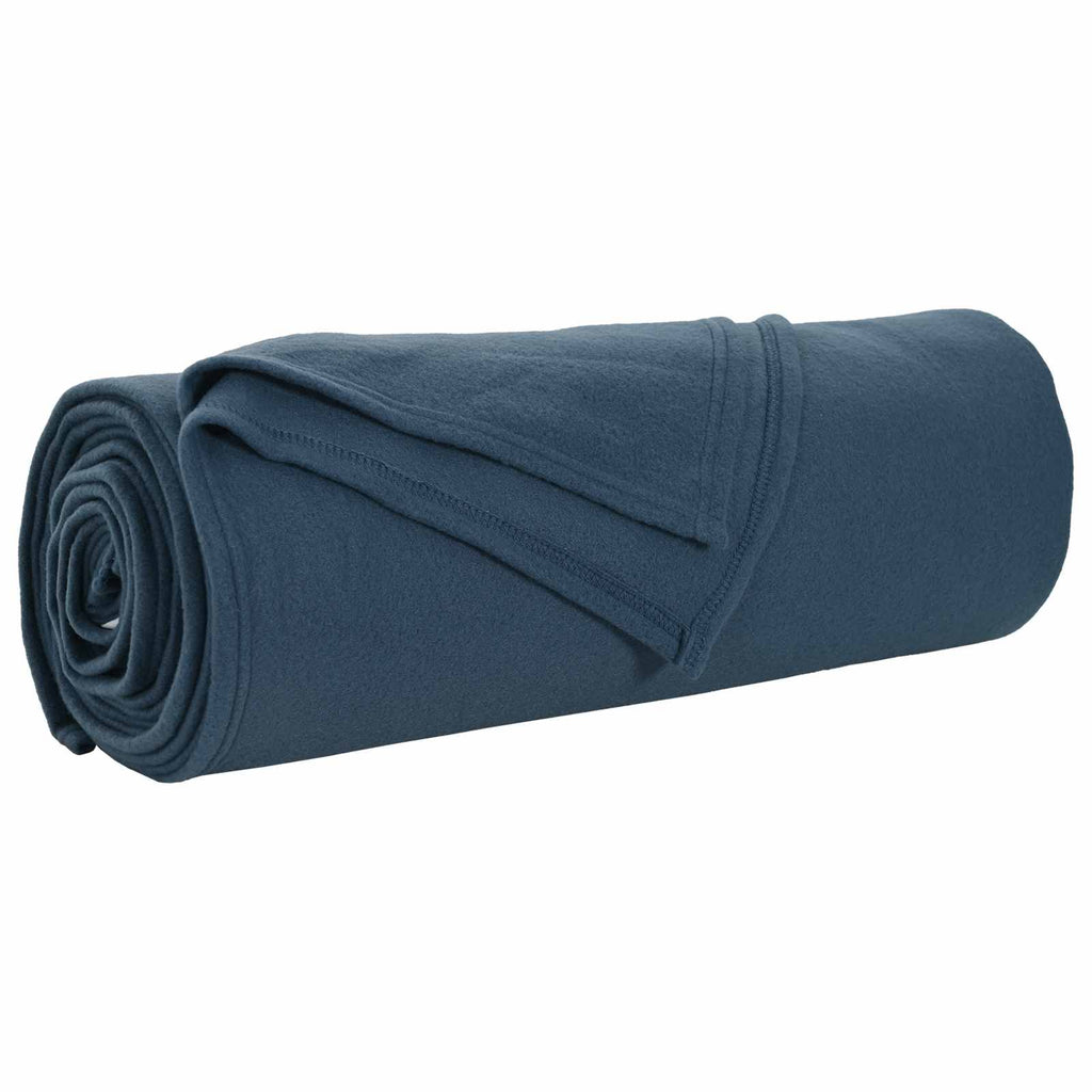 Überwurfdecke Marineblau 350 x 270 cm Fleece