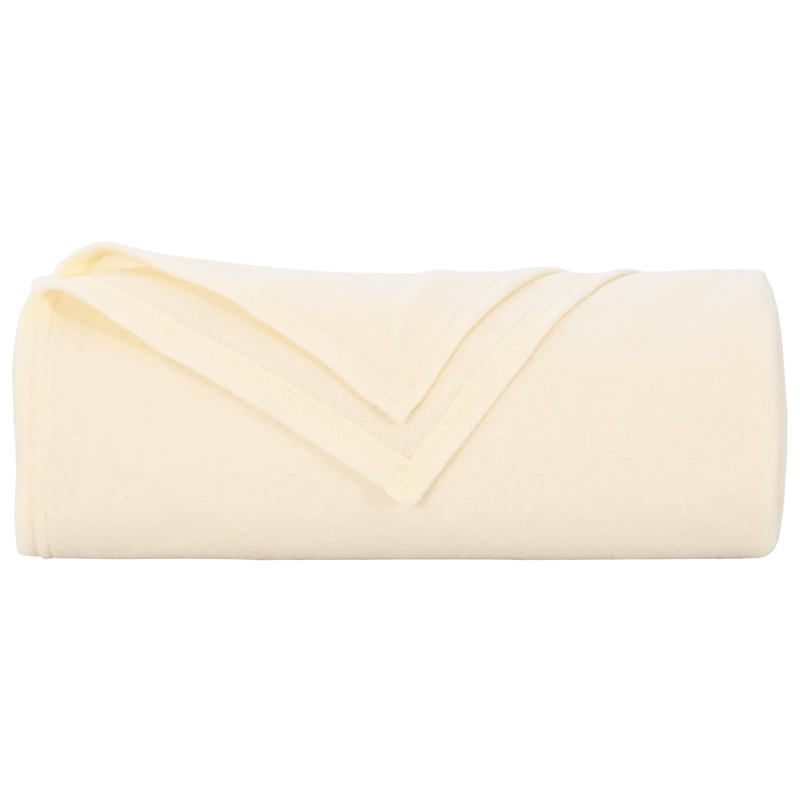 Wohndecken 6 pcs Creme 350 x 270 cm Fleece