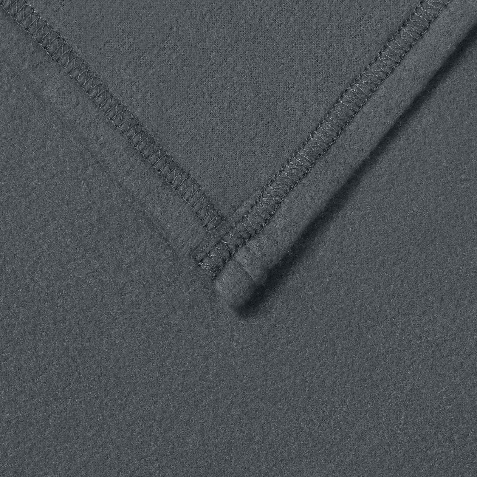 Wohndecken 6 pcs Dunkelgrau 280 x 210 cm Fleece