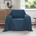 Wohndecken 6 pcs Marineblau 210 x 140 cm Fleece