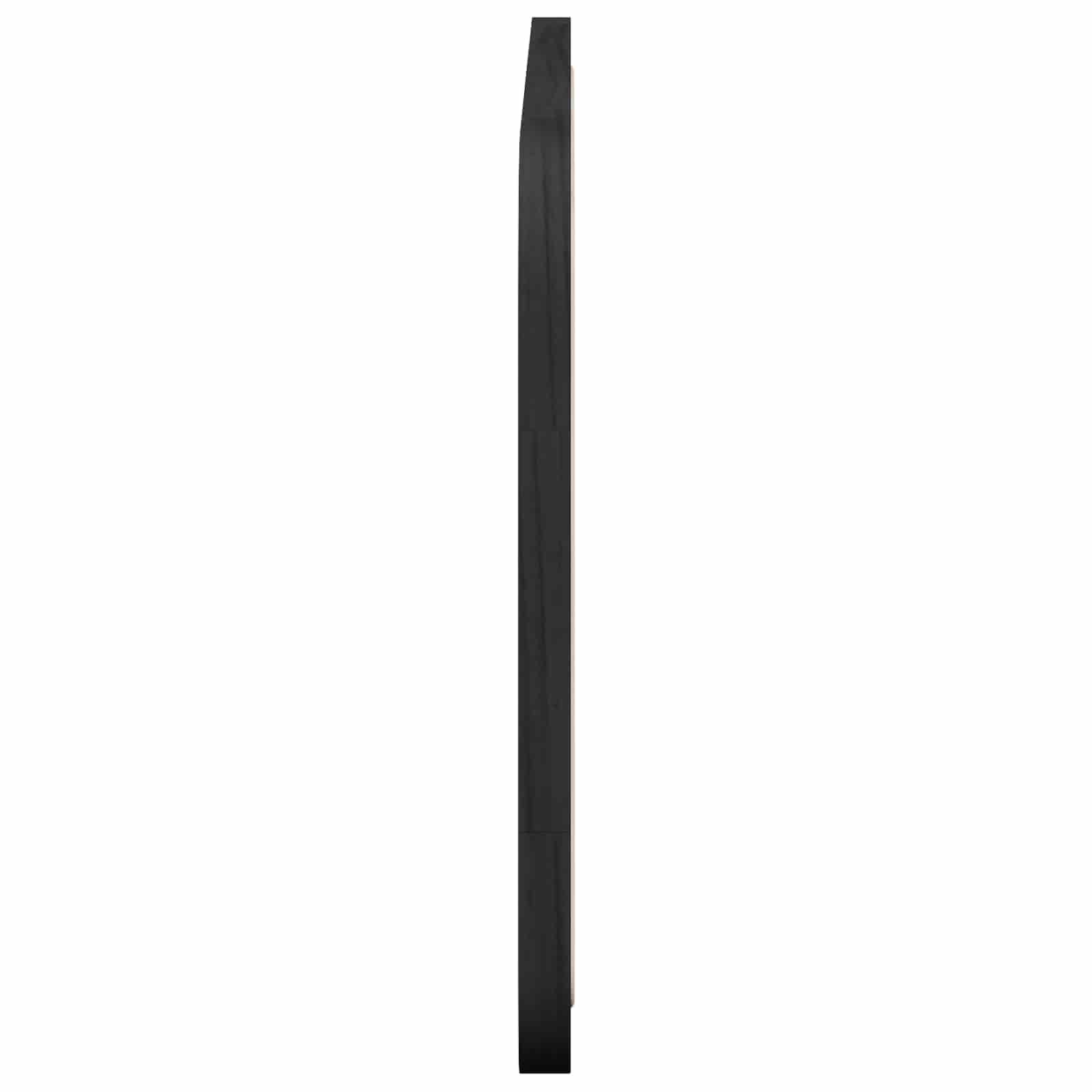 Kopfteil mit Kopfteil Schwarz 100 x 55 x 3 cm Rattan