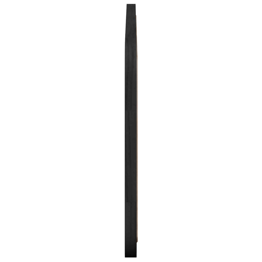 Kopfteil mit Kopfteil Schwarz 120 x 55 x 3 cm Rattan