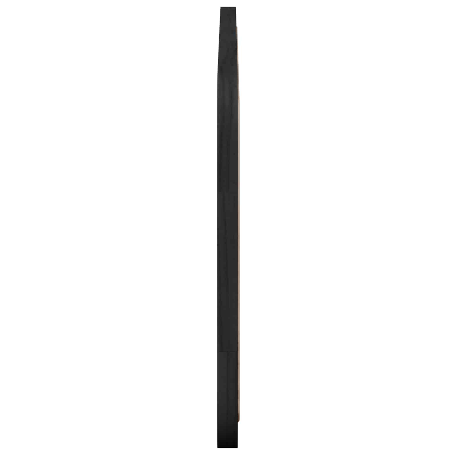 Kopfteil mit Kopfteil Schwarz 120 x 55 x 3 cm Rattan