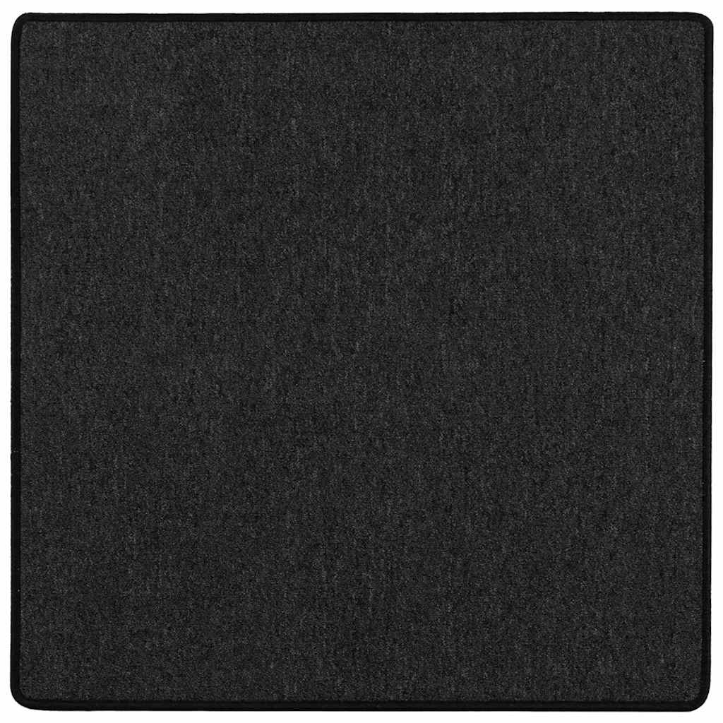 Teppichläufer Anthrazit 100 x 100 cm 100% Polypropylen