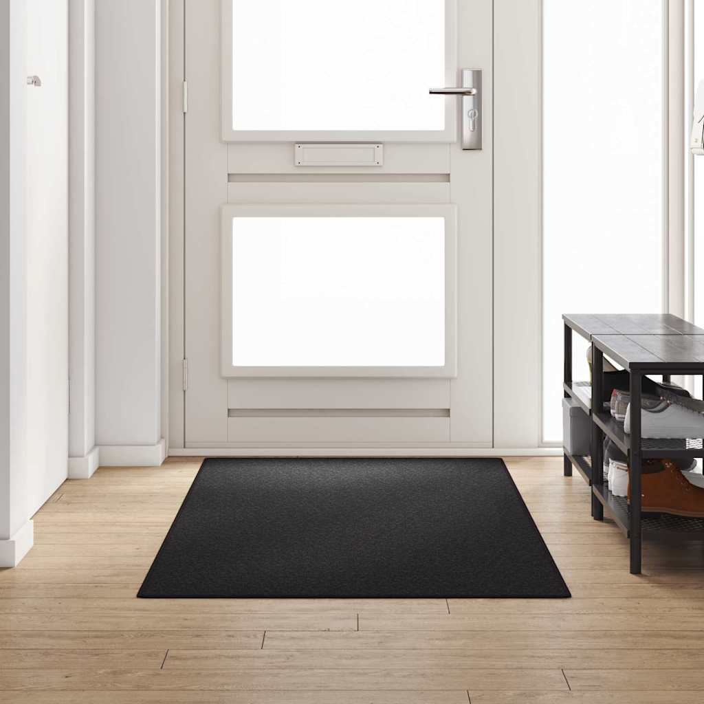 Teppichläufer Anthrazit 100 x 250 cm 100% Polypropylen