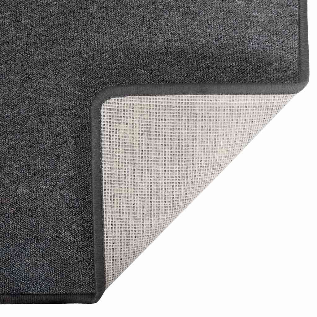 Teppichläufer Dunkelgrau 100 x 150 cm 100% Polypropylen