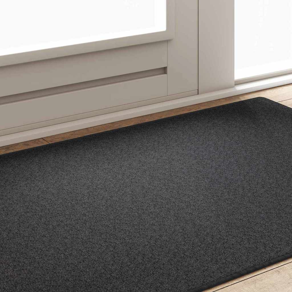 Teppichläufer Dunkelgrau 100 x 150 cm 100% Polypropylen