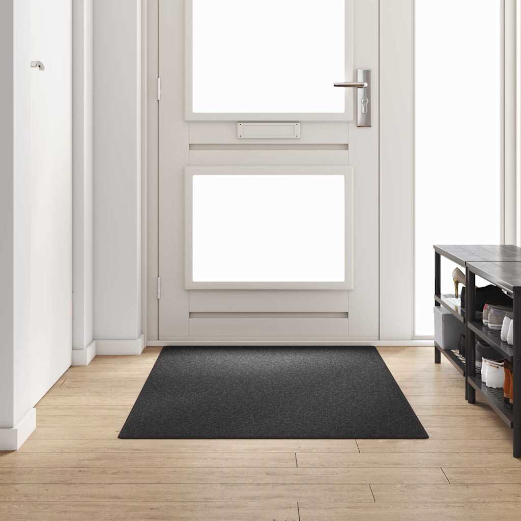 Teppichläufer Dunkelgrau 100 x 200 cm 100% Polypropylen