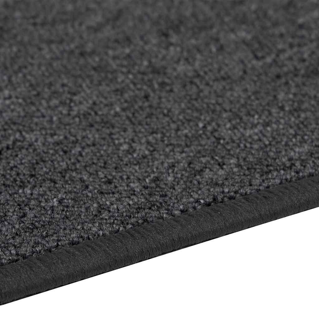 Teppichläufer Dunkelgrau 100 x 250 cm 100% Polypropylen