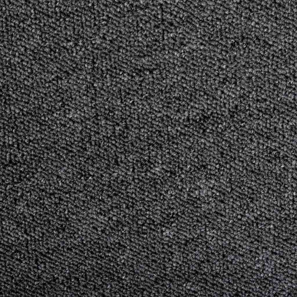 Teppichläufer Dunkelgrau 100 x 250 cm 100% Polypropylen