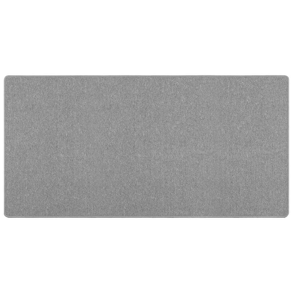 Teppichläufer Hellgrau 100 x 200 cm 100% Polypropylen
