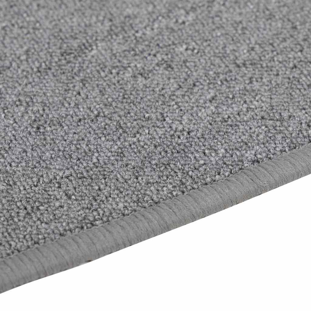 Teppichläufer Hellgrau 100 x 250 cm 100% Polypropylen