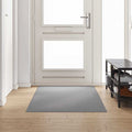 Teppichläufer Hellgrau 100 x 250 cm 100% Polypropylen