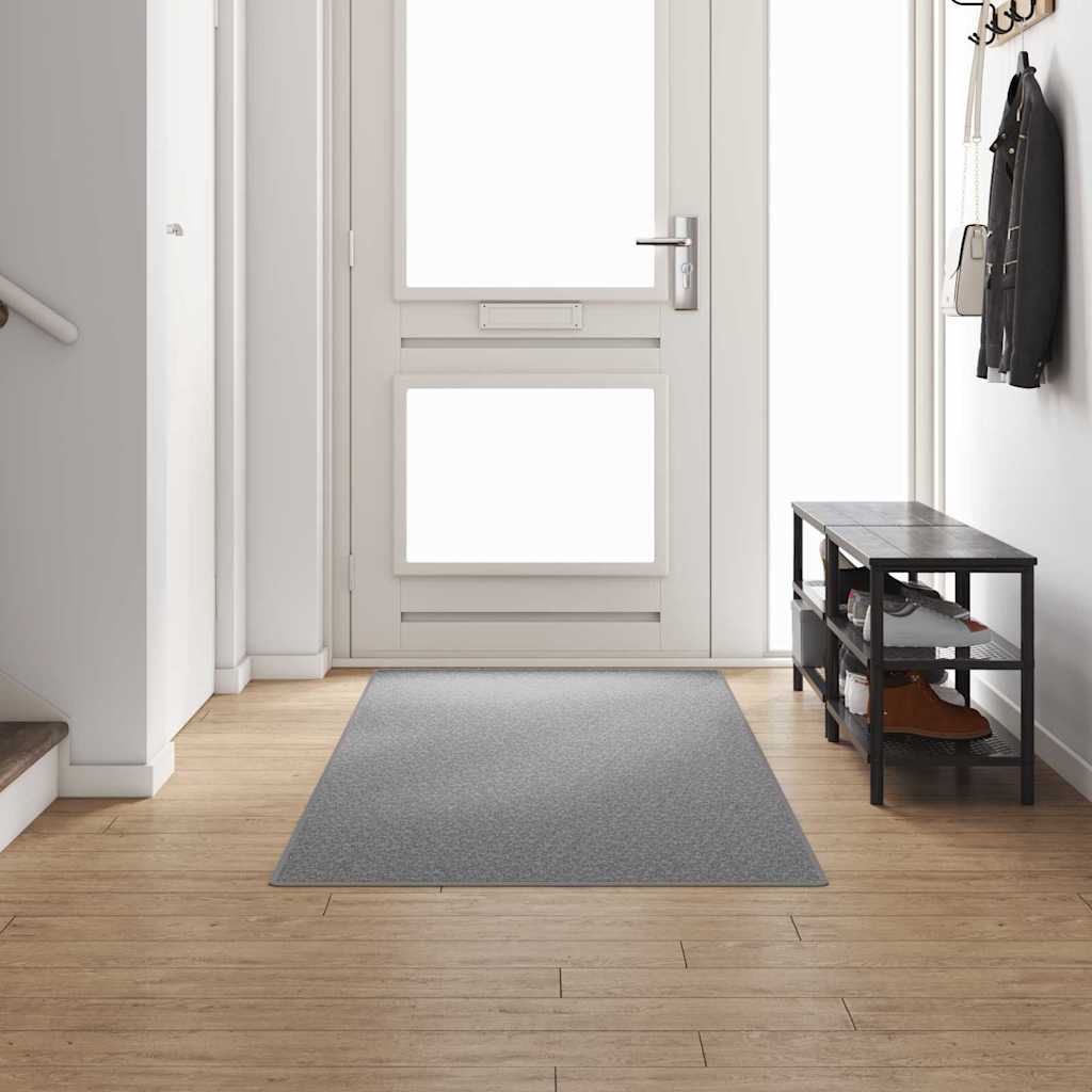 Teppichläufer Hellgrau 100 x 300 cm 100% Polypropylen