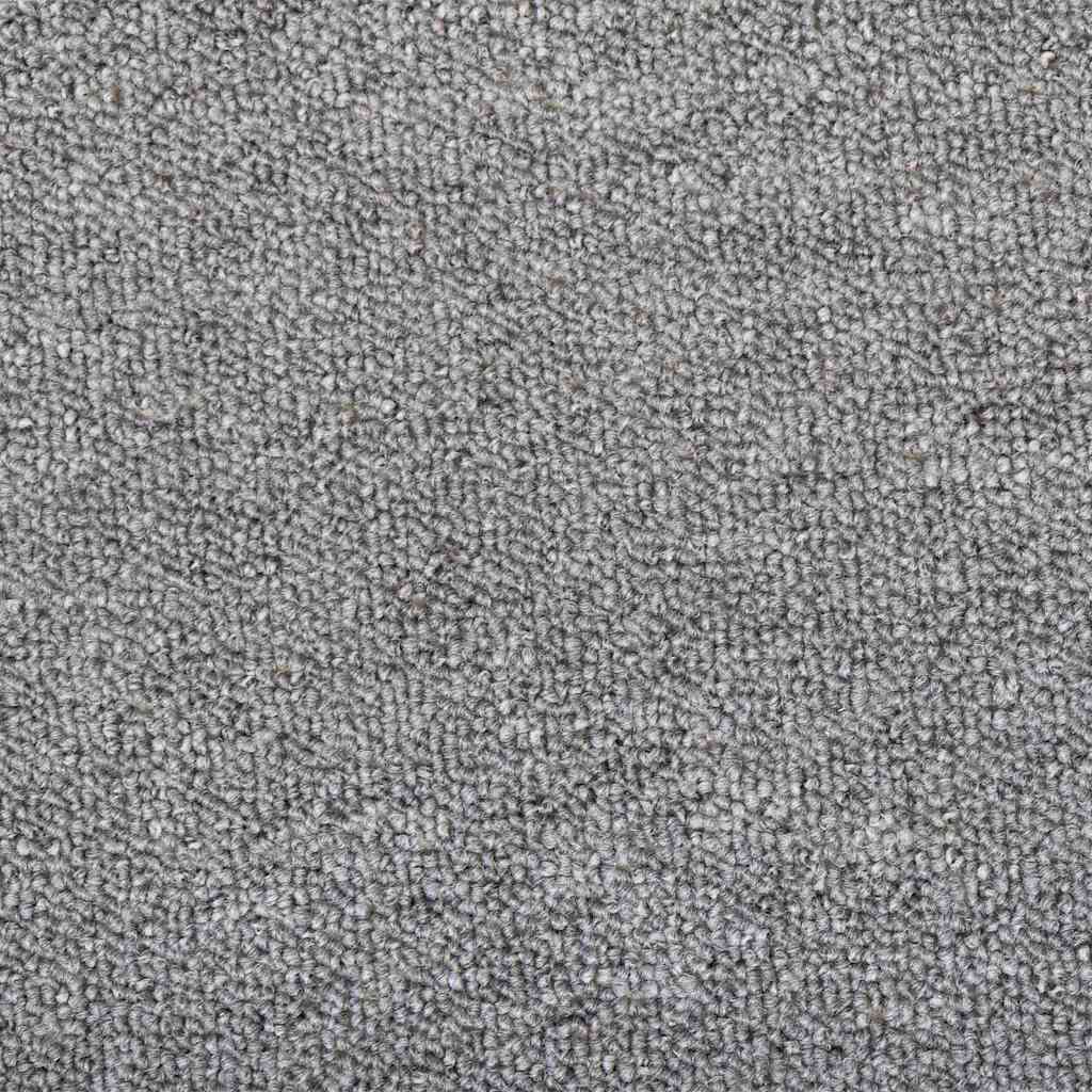 Teppichläufer Hellgrau 100 x 300 cm 100% Polypropylen
