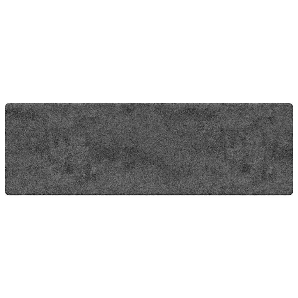 Teppichläufer Grau 50 x 200 cm 100% Polypropylen Tuft