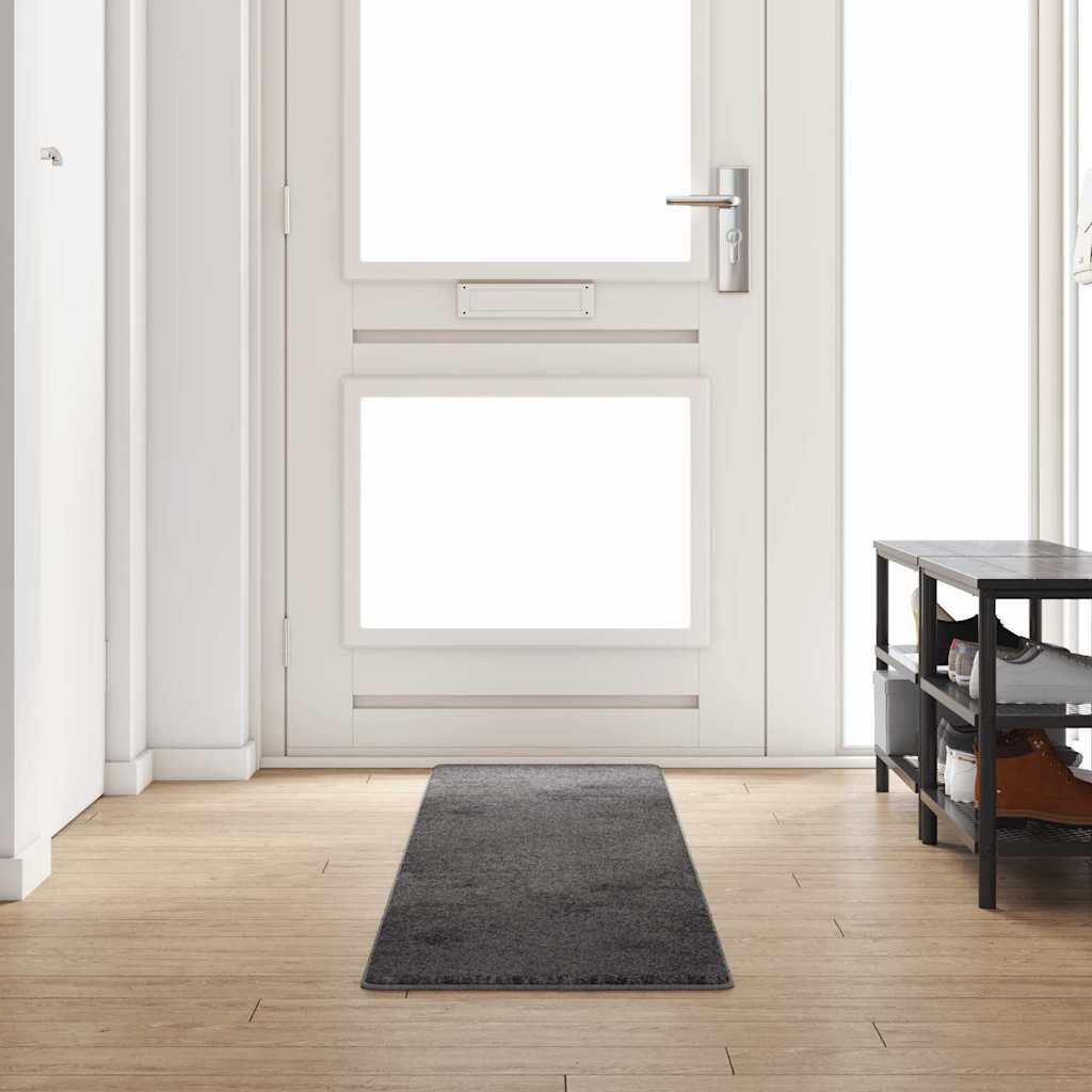 Teppichläufer Grau 50 x 300 cm 100% Polypropylen Tuft