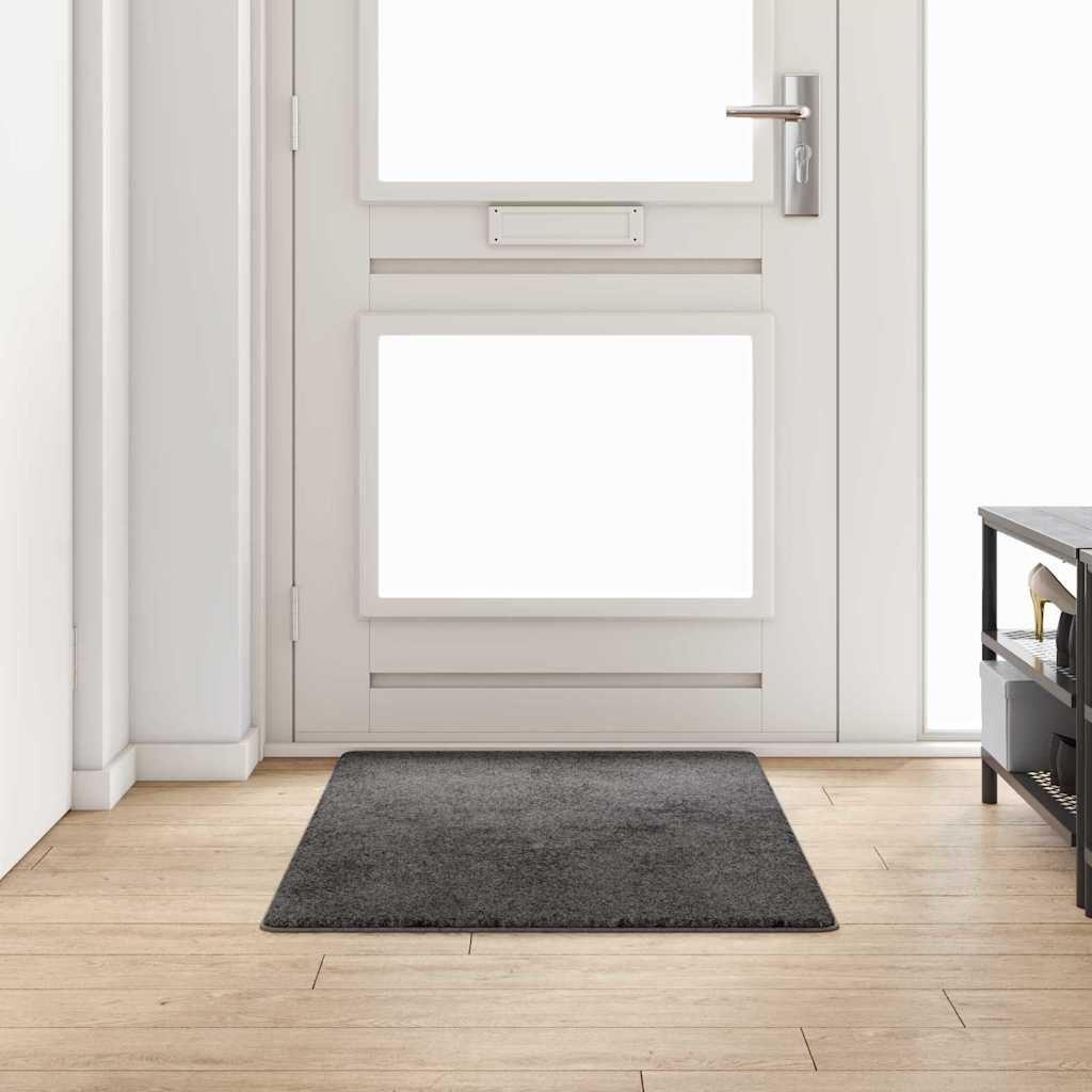 Teppichläufer Grau 80 x 150 cm 100% Polypropylen Tuft