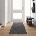Teppichläufer Grau 80 x 400 cm 100% Polypropylen Tuft