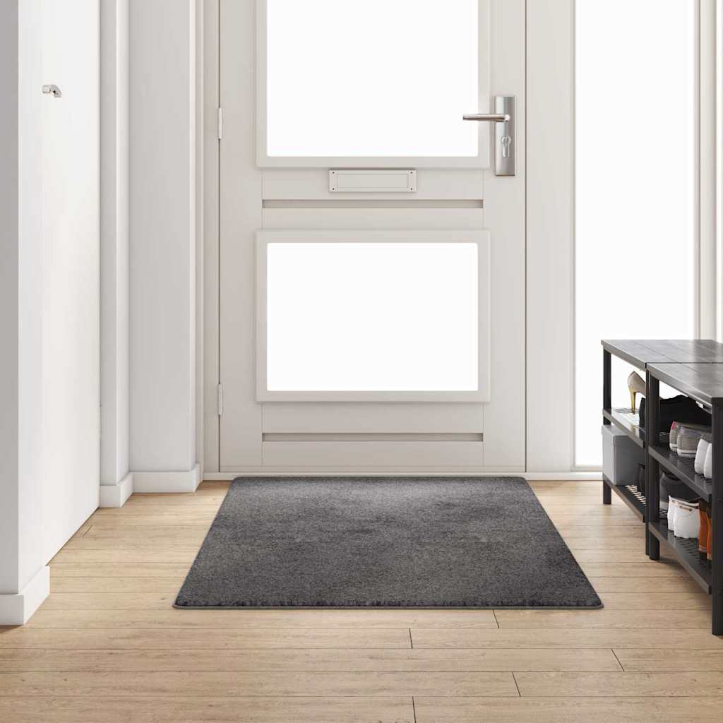 Teppichläufer Grau 100 x 200 cm 100% Polypropylen Tuft