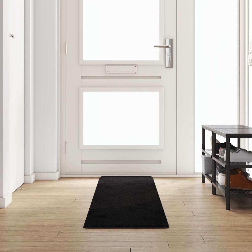 Teppichläufer Schwarz 50 x 300 cm 100% Polypropylen Tuft